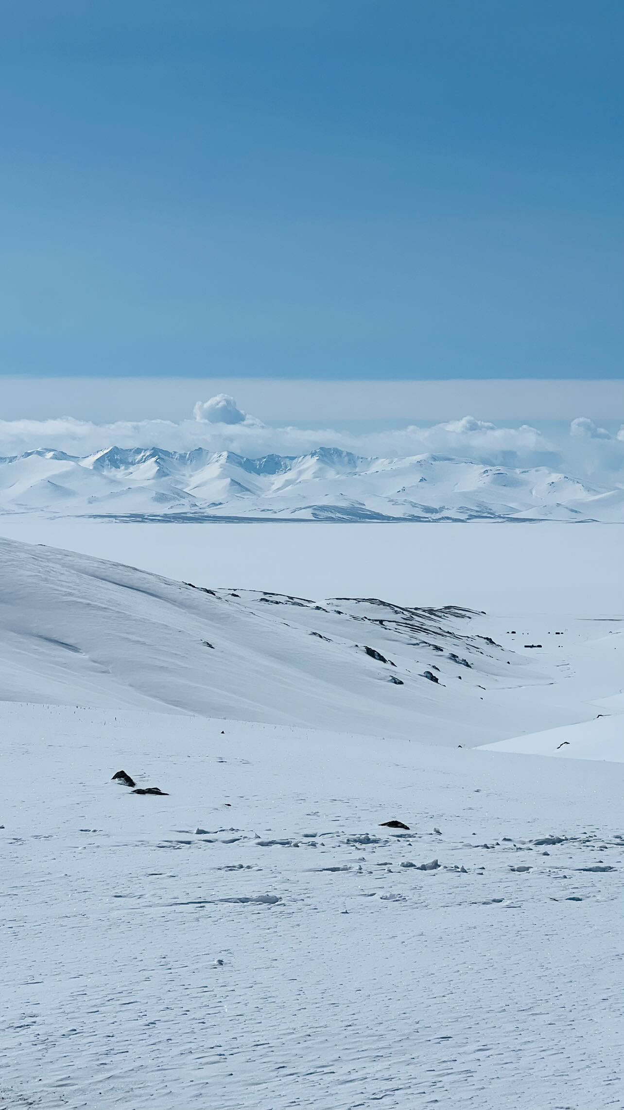 Expédition hivernale à cheval dans les paysages de Song Kul